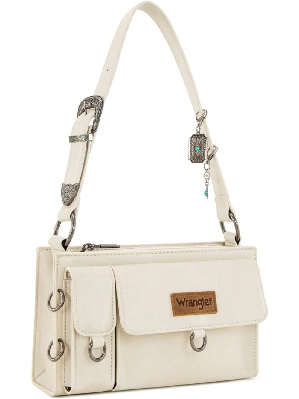 Y2K Small Shoulder Bag for Women | Western Style Purse with Detachable Charms